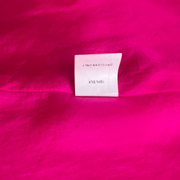 TRINA TURK Silk Rope-Trim Sleeveless Mini Cocktail Summer Party Dress Hot Pink - Picture 11 of 11